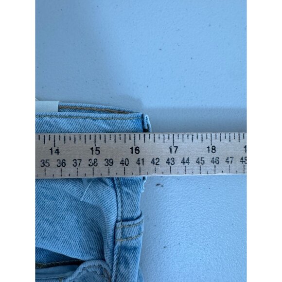 We The Free Old West High Rise Slouchy Jeans Sea Sky Blue boho 90s sz 31 - Picture 6 of 10
